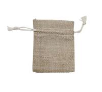 PADGCNOR Sacchetti di Cotone e Lino per Caramelle Nastro di Seta Borsa Regalo in Cotone Sacco Lino Sacchetti Iuta con Coulisse Tessitura in Mussola(Cotton Rope,17x23cm)