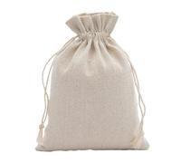 PADGCNOR Sacchetti di Cotone e Lino per Caramelle Sacchetti di Cotone Lino imballaggio for Gioielli, Orecchini, Natale, Halloween, Matrimonio, Compleanno, Festa, Confezione Regalo(17x23cm)