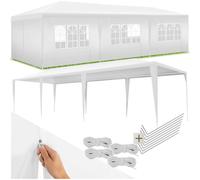 Padiglione 8 pannelli laterali impermeabile 9 m x 3 tenda giardino feste eventi