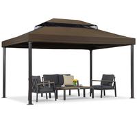 Padiglione da giardino marrone Valencia 3x4 m Garden Point