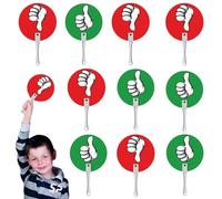 Padillas di voto Sì No, vere tavolozze false - Paddles di voto in classe - 10 ° SETI DI PADES DI SÌ NON PER CLASSO Vero pallet di gioco falso, palette di voto sì no, palde