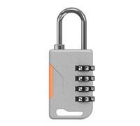 Padlock Combination - 4 Digit Heavy Duty Zinc Alloy Security Lock, Waterproof Resettable Number Code Pad, Compact Travel Safety Accessory | Protezione affidabile per la casa scuola palestra Suitcase