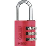 Padlock Combination Aluminum 30mm Red 30 Red