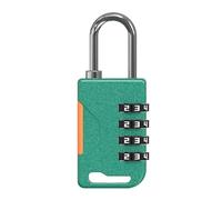 Padlock Combination - Waterproof Lock | 2.7x7cm Zinc Alloy 4 Digit Security Padlock with Weather Resistant Design, Resettable Combo Lock Travel Bags Case Storage and Safety