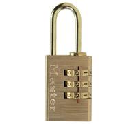 Lucchetto a combinazione Master Lock Ottone 3 cifre