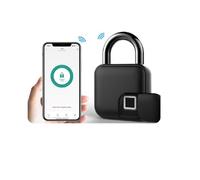 Padlock per impronte digitali, combinazione Eseesmart con pirnt e app Bluetooth, ricarica USB, Smart Padlock, Keyless Thumbprint Lock for Gym Locker, School Locker, Backpack, Suitcase, Luggage