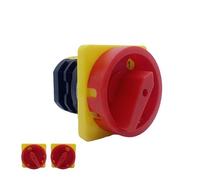 Padlock Rotary Cam Switch HZ5-20/4 L03GS OFF-ON AC380V 20A Two Poles Machine Tool electronic starter Control