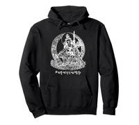 Padmasambhava Guru Rinpoche - T-Shirt Buddista tibetana Felpa con Cappuccio