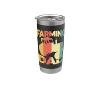 Padre agricoltore Professione agricoltore Bicchiere termico in acciaio inox doppia parete