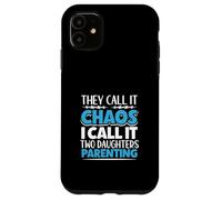 Padre coordinatore del caos - due figlie Custodia per iPhone 11