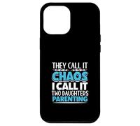 Padre coordinatore del caos - due figlie Custodia per iPhone 12 Pro Max