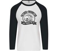 Padre & Daughter Best Friends Father's Day Giorno Uomo L/S Baseball T-Shirt