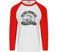 Padre & Daughter Best Friends Father's Day Giorno Uomo L/S Baseball T-Shirt