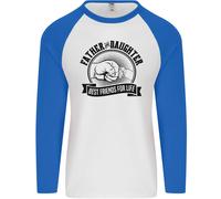 Padre & Daughter Best Friends Father's Day Giorno Uomo L/S Baseball T-Shirt