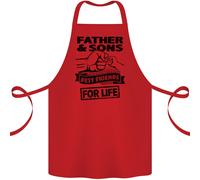 Padre E Figli Migliori Amici per Vita Cotone Grembiule 100% Biologico