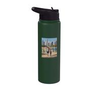 PADRE E FIGLIO AMORE PER IL CALCIO LOS ANGELES Stainless Steel Insulated Water Bottle