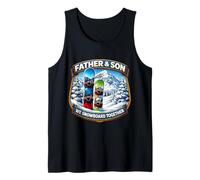 Padre E Figlio Noi Snowboard Insieme Snowboard papà Ragazzo Canotta