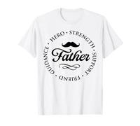 Padre eroe forza guida supporto amico padri amore Maglietta