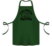 Padre & Figlie Migliori Amici Festa Del Papà Grembiule di Cotone 100% Biologico