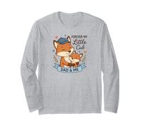 Padre & Figlio Figlia Fox Love Maglia a Manica