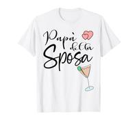 Padre Italiano Matrimonio papà della Sposa Maglietta