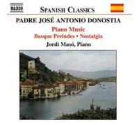 Padre Jose Antonio Donostia Piano Music (Maso) (CD) Album