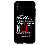Padre perdona loro, non sanno quello che fanno Custodia per iPhone XS Max