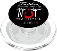Padre perdona loro, non sanno quello che fanno PopSockets PopGrip per MagSafe