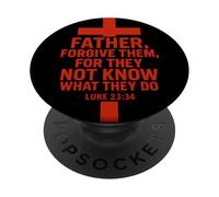 Padre, perdonali, perché non sanno quello che fanno PopSockets PopGrip Adesivo