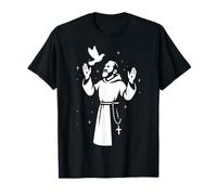 Padre Pio Santo Cattolico Maglietta