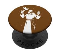 Padre Pio Santo Cattolico PopSockets PopGrip Adesivo
