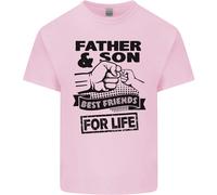Padre & Son Best Friends per Life T-Shirt Ragazzi Ragazze