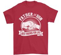 Padre & Son Best Friends per Life Uomo T-Shirt 100% Cotone