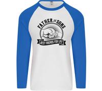 Padre & Sons Best Friends Father's Day Giorno Uomo L/S Baseball T-Shirt