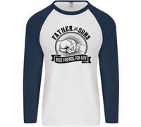 Padre & Sons Best Friends Father's Day Giorno Uomo L/S Baseball T-Shirt