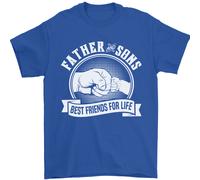 Padre & Sons Best Friends per Life Uomo T-Shirt 100% Cotone