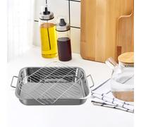 Padroneggia l'arte di arrostire con questa elegante teglia lucida a specchio