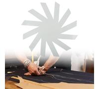 Padroneggia l'arte di creare cestini intrecciati con il nostro set completo di righello da cucito e modello (38 cm)