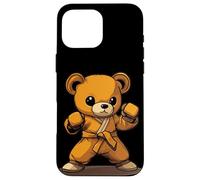 Padroneggia le mosse con questa grafica Karate Teddy Bear Custodia per iPhone 16 Pro Max