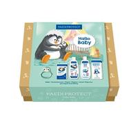 PAEDIPROTECT Set di cura per neonati e bambini, 5 pezzi per la nascita, dall'olio nutriente per bambini fino al bagno delicato, senza microplastica, vegano