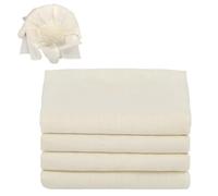 PAEFIU 4 panni per il formaggio, 40 x 40 cm, lavabili in garza, panno filtrante riutilizzabile per setacciare succhi di formaggio, tè e noci tofu