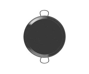 Paellera marca Vaello ferro 2 manici smaltata diametro Cm 60