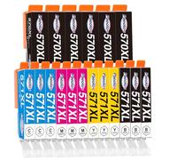 paeolos 18x 570XL 571XL Compatibile per Canon PGI 570 CLI 571 XL Cartucce d'inchiostro per MG5750 MG5751 MG5752 MG6850 MG6851 TS5050 TS5051 TS5053 18-pezzi