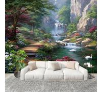 Paesaggi Dipinti Carta da Parati Fotografica Panorama Effetto 250x175 cm Pittura D'Arte Decorazione per la Casa per Pareti per Camera Da Letto Sala Fotomurali In Tessuto Non Tessuto