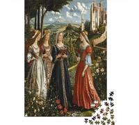 Paesaggi rinascimentali 70x50cm/1000pcs - Figure eleganti, giardini e architettura classica Puzzle Per Adulti Giocattolo Fai-da-te
