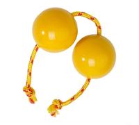 Paesaggi sonori culturali Autentici strumenti a percussione africani, gli agitatori Asalato (giallo)