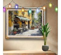 Paesaggio 5D Diamond Painting Kit Completo con Crystal Art e Diamantini per Adulti,Strada Pittura Diamante Fai Da Te Grandi 107x80cm,Strass Ricamo a Punto Croce per Decorazione Casa e Pareti 58F-1207