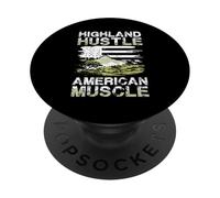Paesaggio americano Highland Hustle PopSockets PopGrip Adesivo