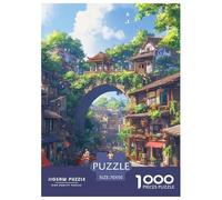 Paesaggio anime 1000 Pezzi Scenari meravigliosi Jigsaw Adulto Puzzle Decorazione Interna Unica Gioco Education Regalo Per Amore E Amico Per Gioco Familiare Stress Relief 70x50cm/1000pcs