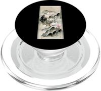 Paesaggio Cinese Acquerello Pittura Lago In Montagne PopSockets PopGrip per MagSafe